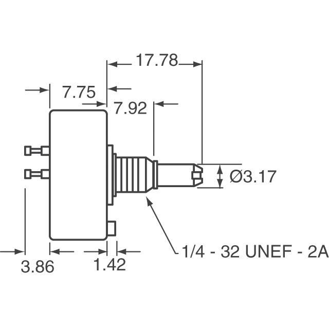 140B00102 Vishay Spectrol  Drehpotentiometer Rheostate